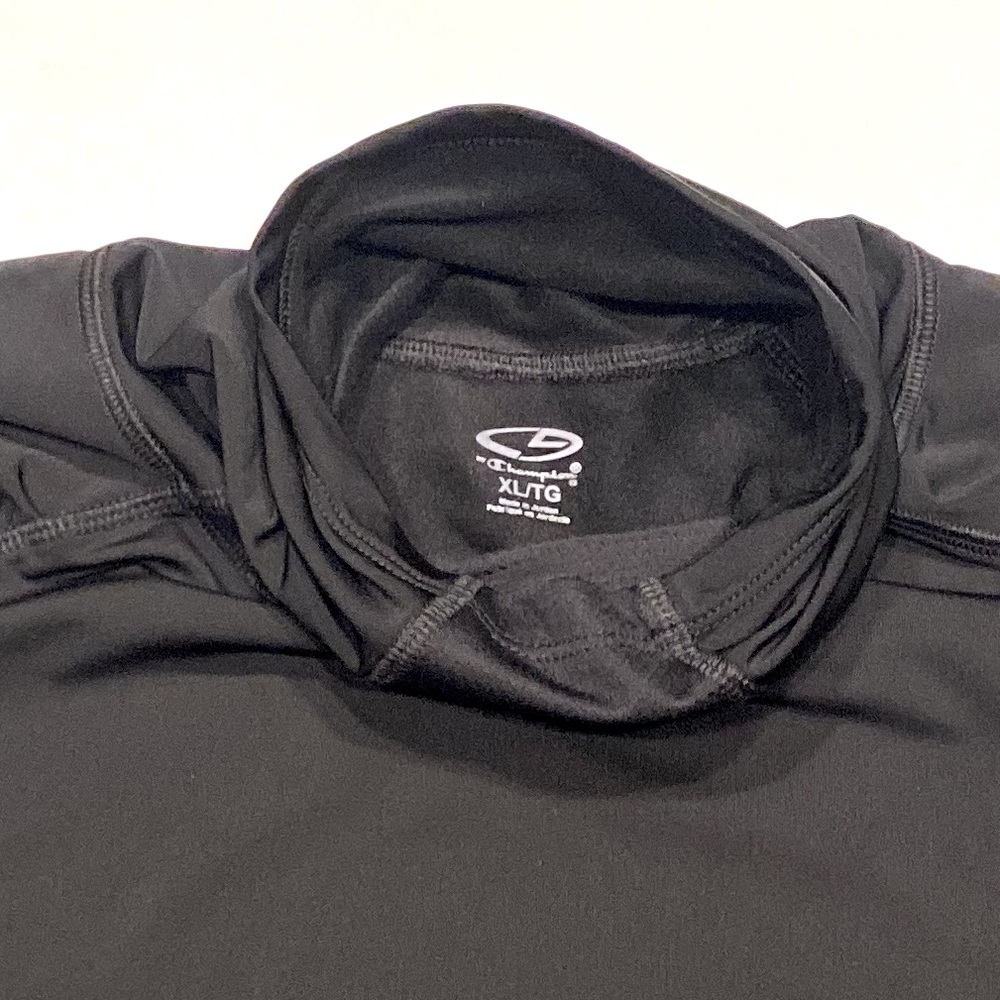C9 BY CHAMPION Active High Neck Running Long Sleeve Athletic Top Black Size XL - Picture 3 of 4